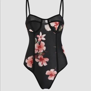 Cider - Romantic Floral Bodysuit